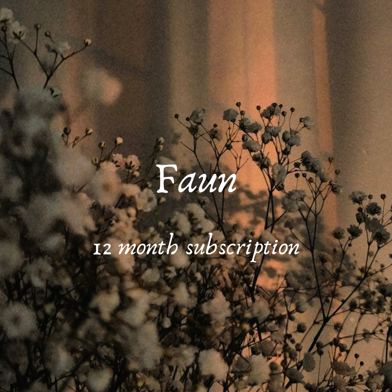 Faun- 12 Month subscription, Gothic color of the Month 2026