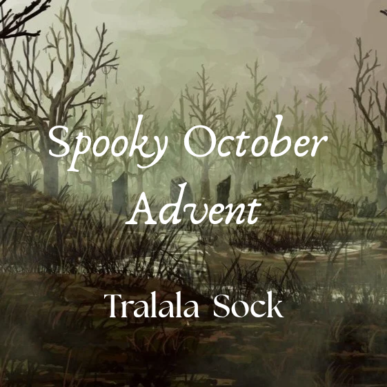 Spooky October Advent Calendar- Tralala Sock