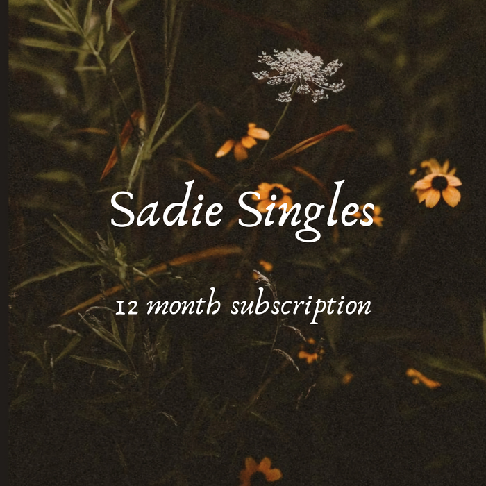 Sadie Singles- 12 Month subsription, Gothic color of the Month 2026