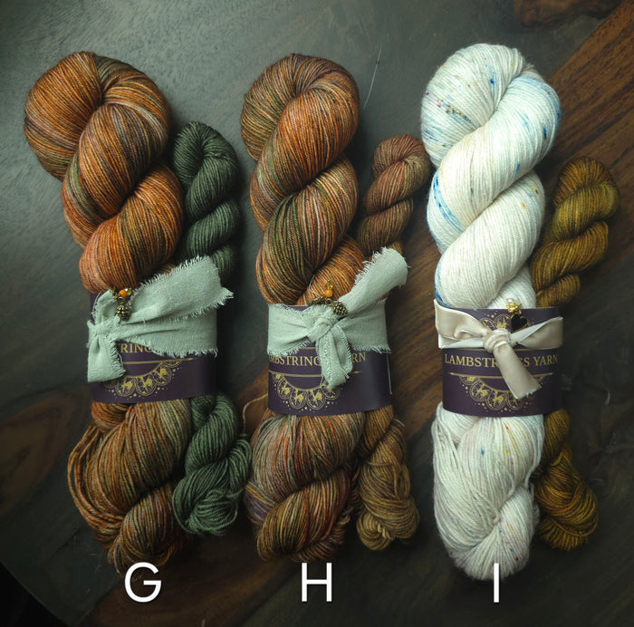 Sock Sets with progress keeper/ stitch marker.
