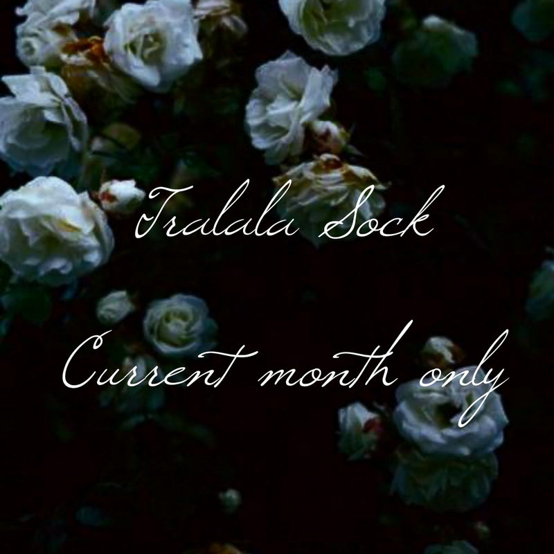 Tralala Sock- Current Gothic color of the month