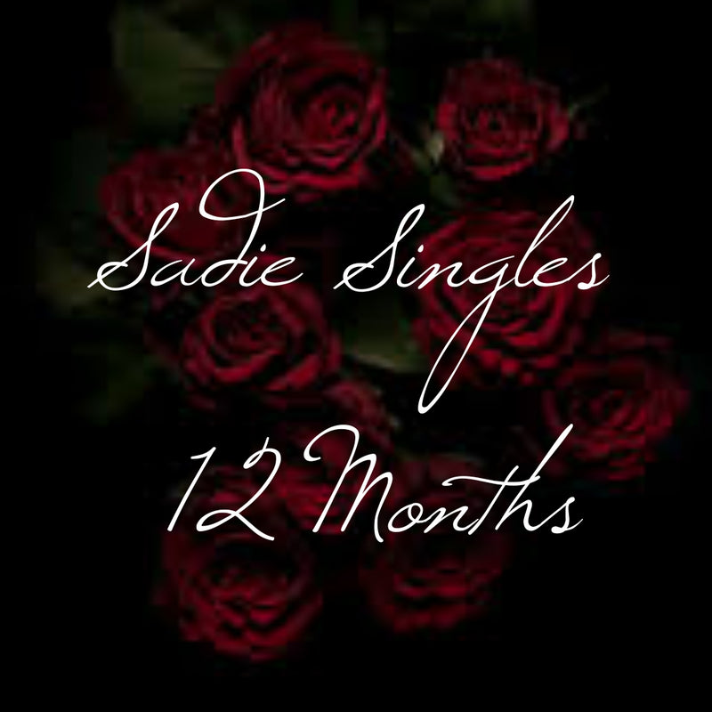 Sadie Singles- 12 Month subsription, Gothic color of the Month 2024