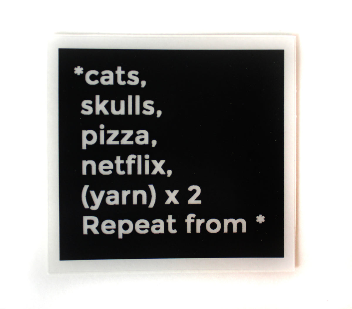 Sticker- Life Pattern